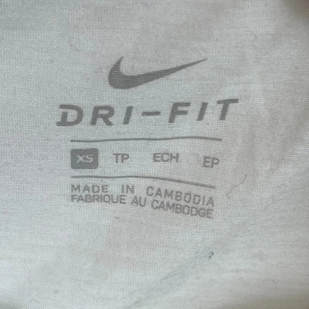 NIKE Dri-Fit White Mesh Back Tank Top Women's size XS